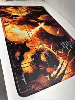 MTG Playmat Fire Breathing Dragon Graphic Magic The Gathering - Image 3