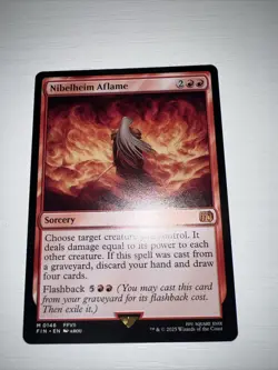 Nibelheim Aflame Final Fantasy Non Foil P Fresh ! Beautiful - Image 2