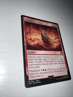 Nibelheim Aflame Final Fantasy Non Foil P Fresh ! Beautiful - Image 4