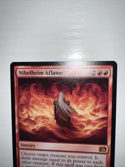 Nibelheim Aflame Final Fantasy Non Foil P Fresh ! Beautiful - Image 5