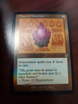 Thorn of Amethyst (Schematic) The Brothers' War: Retro Frame Artifacts Foil - Image 1