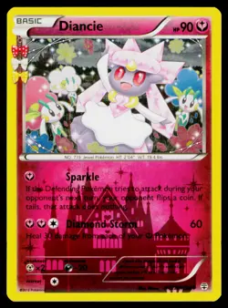 Diancie Holofoil #RC22/RC32 Uncommon Pokemon Generations: Radiant Collection NM - Image 1