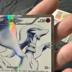 Reshiram 113/114 Full Art Ultra Rare Pokemon Black And White HP/DMG 2011 Pokemon - Image 2