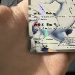 Reshiram 113/114 Full Art Ultra Rare Pokemon Black And White HP/DMG 2011 Pokemon - Image 4