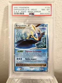 Pokemon Empoleon Lv.X Diamond & Pearl Ultra Rare #120 Pokebody Error! - Image 1