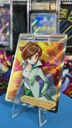 Pokemon TCG Sword & Shield Professors Research SWSH152 Black Star Promo NM - Image 1