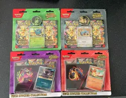 Pokemon TCG: Set of 4🔥 Ascended Heroes Tech Sticker Collections & Blister Packs - Image 1