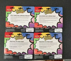 Pokemon TCG: Set of 4🔥 Ascended Heroes Tech Sticker Collections & Blister Packs - Image 2