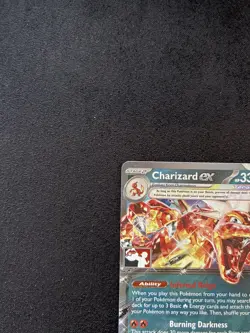 Charizard ex 125/197 Play! Stamp – Obsidian Flames – Pokemon TCG – NM - Image 2