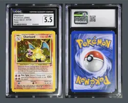 CGC 5.5 Charizard 4/130 Base Set 2 Pokemon - NO WHITENING - READ DESCRIPTION! 🔥 - Image 1