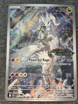 N’s Reshiram 167/159 - Pokemon Journey Together Stamped Promo - Image 1