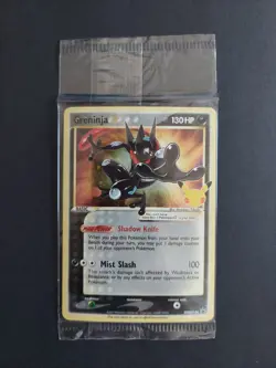 Pokemon TCG Greninja Gold Star SWSH144 Promo Celebrations Etb Sealed NM - Image 1