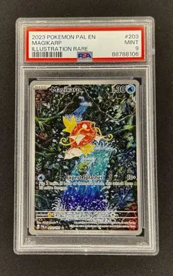Magikarp Illustration Rare 203/193 | Pokemon Paldea Evolved | PSA 9 MINT 203/193 - Image 1