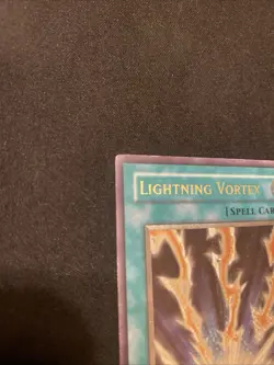 Yugioh Lightning Vortex Ultimate Rare 1st Edition FET-EN040 Lightly Played - Image 2