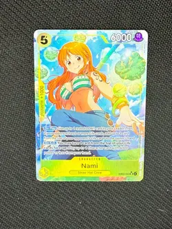 One Piece Nami SR Alt Art EB03-053 English NM-Mint Heroines - Image 1