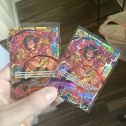 One Piece CCG Gol.D.Roger OP09-118 Emperors in the New World Set Of 2 - Image 1