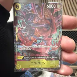 One Piece CCG Nico Robin Character Card OP09-107 6000 Card Stock Cost 6 - Image 1