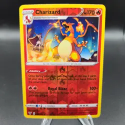 Charizard 025/185 Pokemon Card - Vivid Voltage Reverse Holo - NM - Image 1