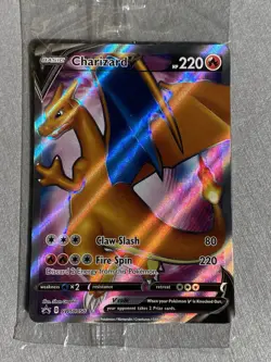 Pokemon Charizard V SWSH260 Sword Shield Promo Holo 220 HP Basic Card - Image 1