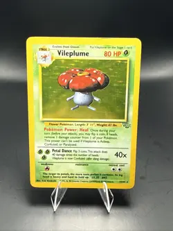 Pokemon TCG Vileplume 15/64 Holo Rare Unlimited Card Jungle 1999 - Image 2