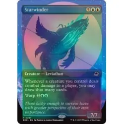 FOIL STARWINDER (291) (BORDERLESS) X4 Edge Of Eternities EOE Magic MTG MINT CARD - Image 1