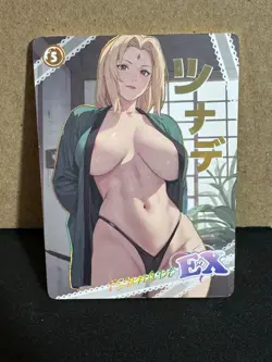 Goddess Story: Genki Parade Anime Naruto Waifu Card Tsunade EX-5 Rarity #090/099 - Image 1