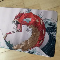 Gyarados Lake Rubber Playmat Play Mat For Tcg Trading Card Game Pokemon Mouse - Image 2