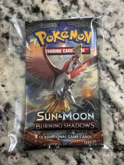Pokemon TCG: Sun & Moon-Burning Shadows Booster Pack (10 Cards) 820650802300 - Image 1