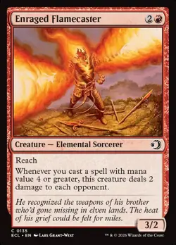 Enraged Flamecaster | #135 | ECL | MTG | Regula· | LP - Image 1