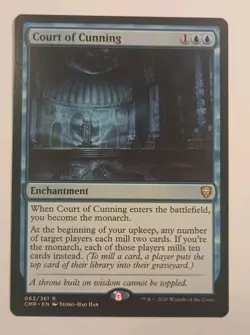 Court of Cunning - Commander Legends CRM R 063 Magic MTG - Image 1