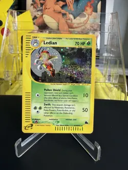 Ledian H14/H32 Holo Rare Skyridge e-Reader 2003 Pokemon Card Minty - Image 1
