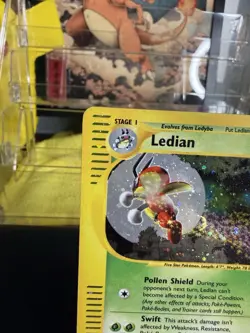 Ledian H14/H32 Holo Rare Skyridge e-Reader 2003 Pokemon Card Minty - Image 3