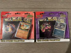 Pokemon TCG Ascended Heroes - 2 x Tech Sticker Collection - Ghastly & Charmander - Image 1