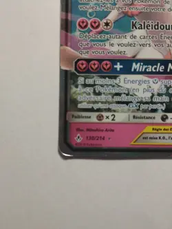 Carte Pokemon Alliance Infaillible Escouade Gardevoir et Nymphali GX 130/214 - Image 5