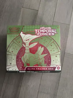 Brand New Sealed Pokemon TCG Temporal Forces Elite Trainer Box ETB Iron Leaves - Image 1
