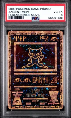 2000 Pokemon Game Promo Ancient MEW Pokemon 2000 Movie PSA 4 - Image 1