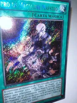 YuGiOh Spanish Misprint Spellbook of the Master CBLZ-EN062 Noble Knight Medraut - Image 2
