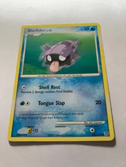 Shellder 105/132 Pokemon Card, Secret Wonders, Near Mint - Image 3
