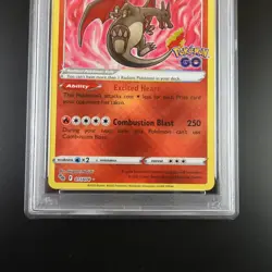PSA 10 Radiant Charizard 011/078 Pokemon Go Holo Graded Pokemon Card - Image 3