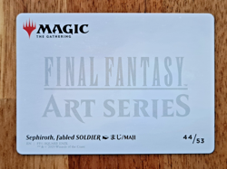 Sephiroth, Fabled SOLDIER - Art Series Card 44/53 - Final Fantasy MTG - M/NM - Image 3