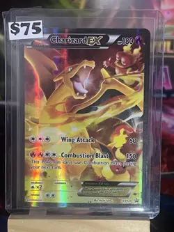 Pokemon Charizard EX Promo Holo Card XY121 Black Star XY English - Image 1
