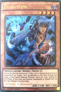 Tsukuyomi Ultra Rare 1st Edition DUSA-EN052 YuGiOh TCG Card - Image 1