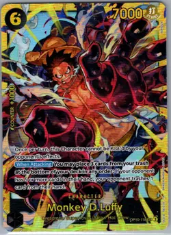 Monkey.D.Luffy OP10-118 SEC English Royal Blood - One Piece Card - NM - Image 1
