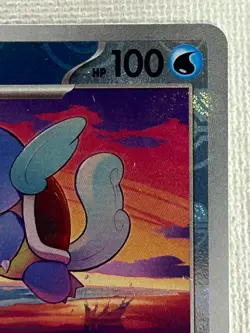 Wartortle U 008/165 Master Ball Mirror sv2a Pokemon Card 151 Japanese 2023 (NM) - Image 3