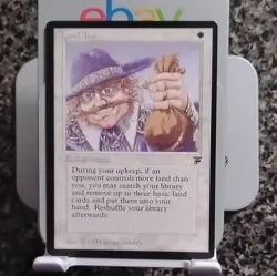 Magic: The Gathering Land Tax Enchantment Legends Regular 1994 English - Image 1