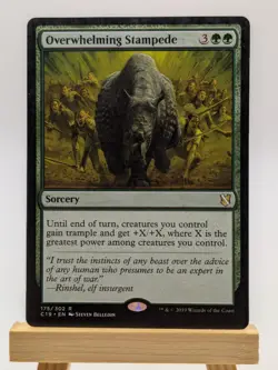 Magic The Gathering Overwhelming Stampede 175/302 Rare Regular - F02 - Image 1