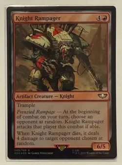 Knight Rampager Surge Foil - Universes Beyond: Warhammer 40K MTG - Image 1