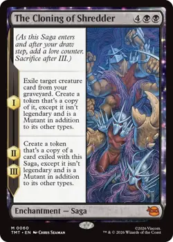 x1 The Cloning of Shredder - Foil M MTG Teenage Mutant Ninja Turtles M/NM, Engli - Image 1