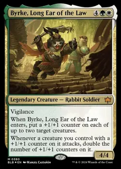 MTG Bloomburrow - Byrke, Long Ear of the Law (Foil) - Image 1