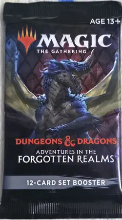 MTG D&D Adventures In The Forgotten Realms Set Booster Pack Magic the Gathering - Image 1